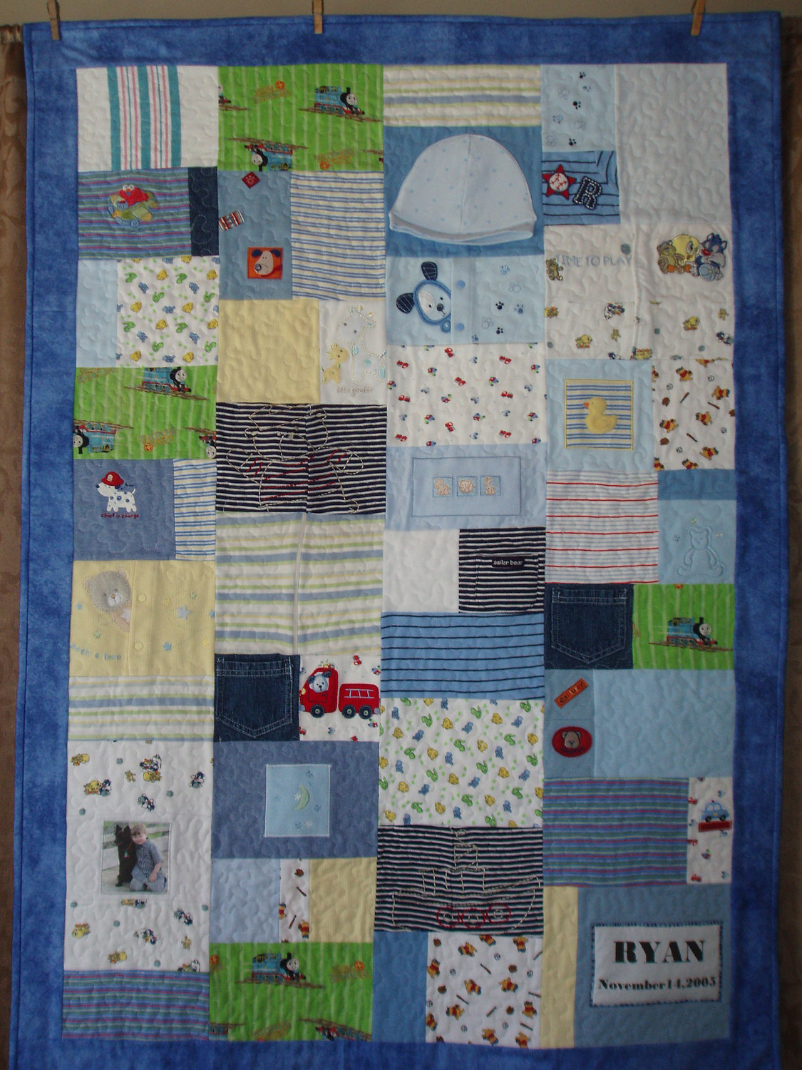 Baby Clothes Memory Quilt | A Patch Of Love...